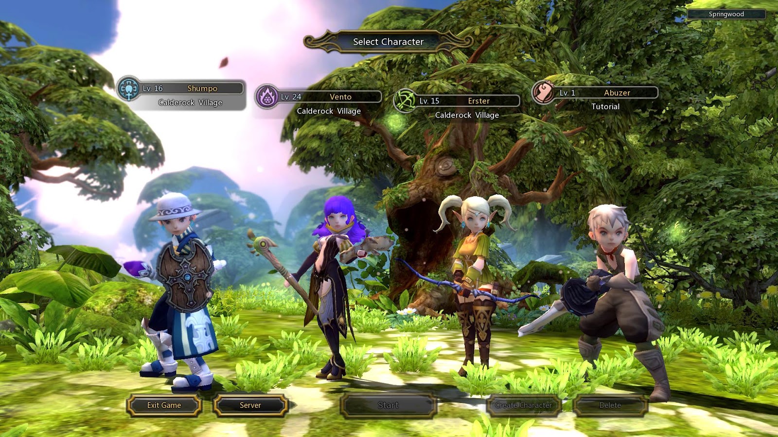 Tampilan Karakter Dragon Nest MMORPG